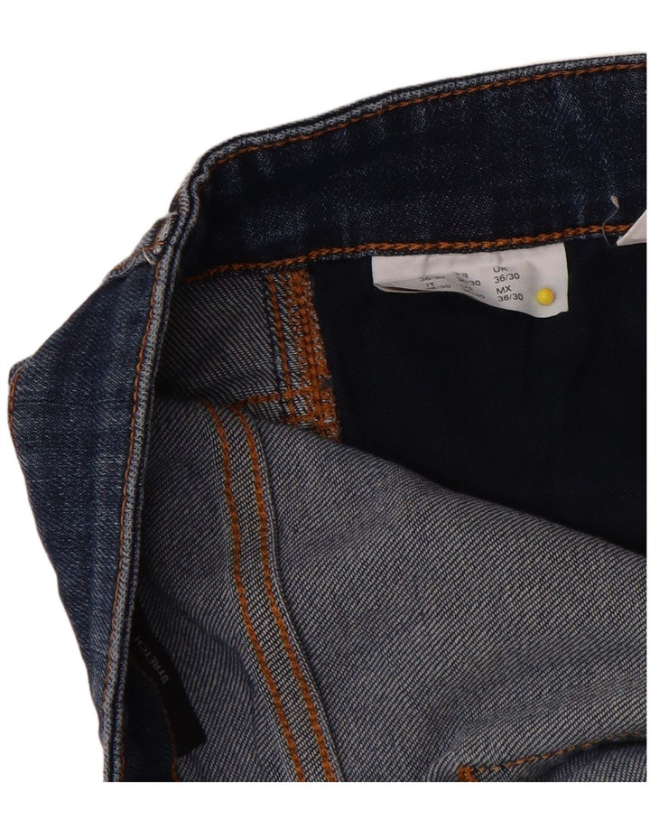 Jeansy damskie Hugo Boss W36 L30 Granatowe