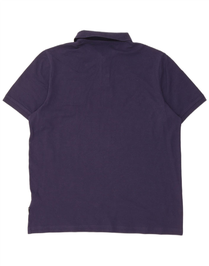 Męska koszulka polo Puma, duża, granatowa, bawełniana