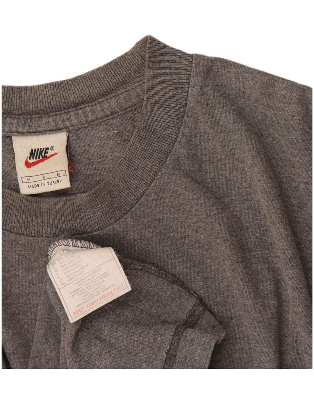 Koszulka męska Nike, średnia, szara, bawełniana nakrapiana