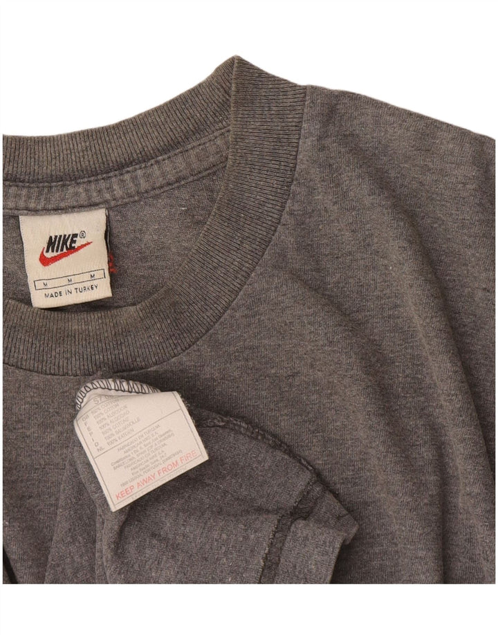 Koszulka męska Nike, średnia, szara, bawełniana nakrapiana