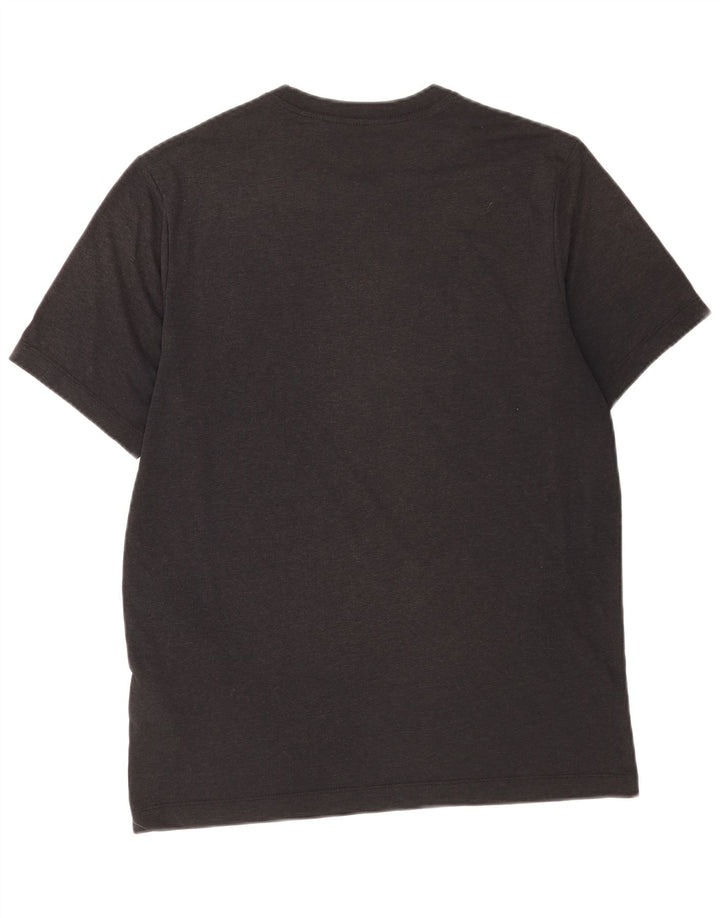 Męski T-shirt z grafiką Nike Dri Fit, średni czarny poliester