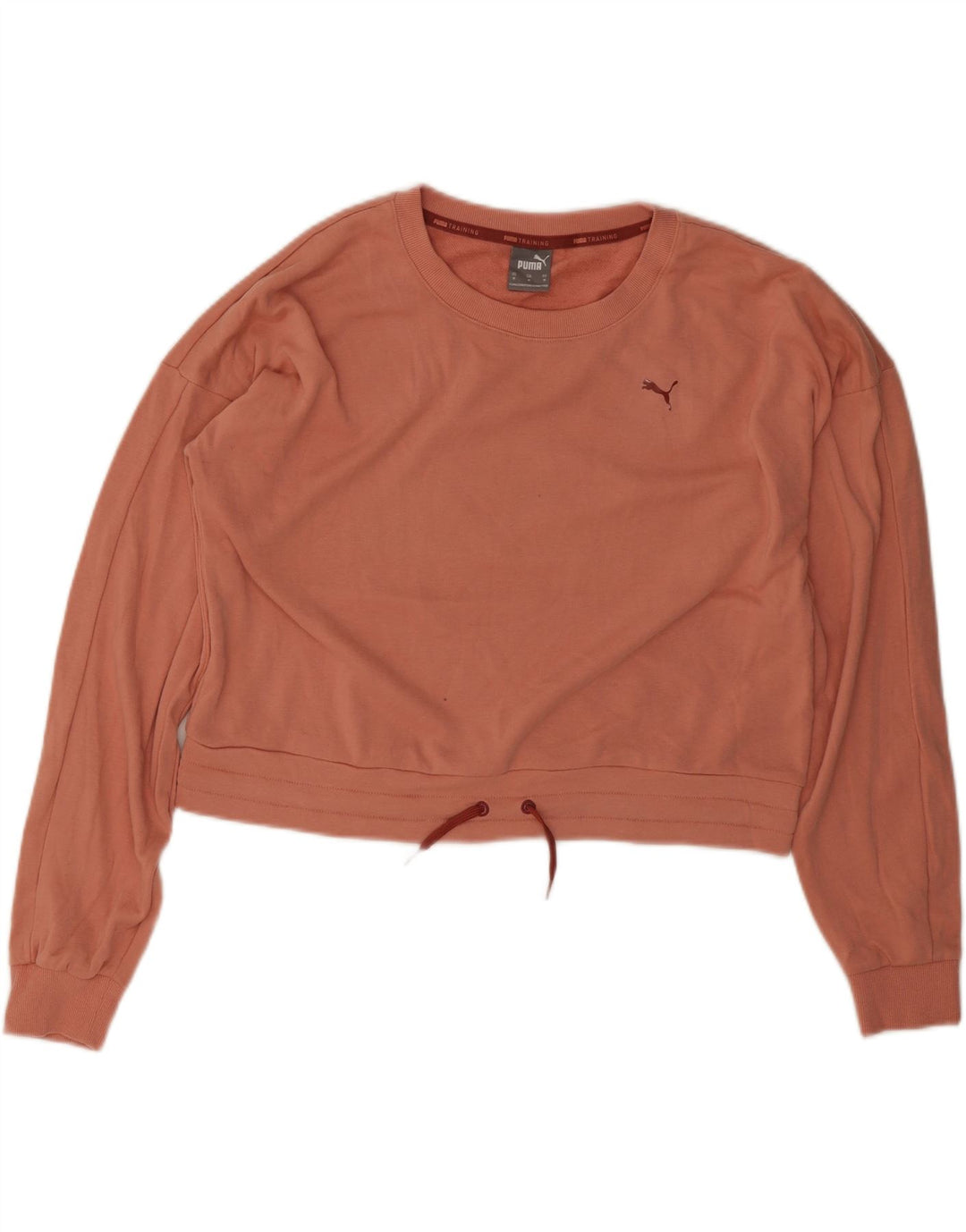 Damska bluza Puma Crop Oversized Sweter UK 14 Średni pomarańczowy poliester