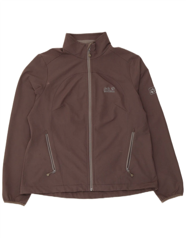 Damska kurtka dresowa Jack Wolfskin UK 18/20 XL, szary poliester