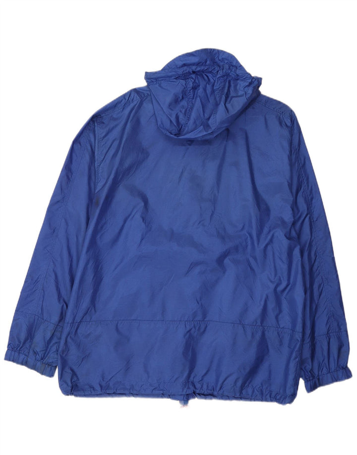 Męska kurtka przeciwdeszczowa z kapturem Eddie Bauer UK 38 Średni niebieski nylon