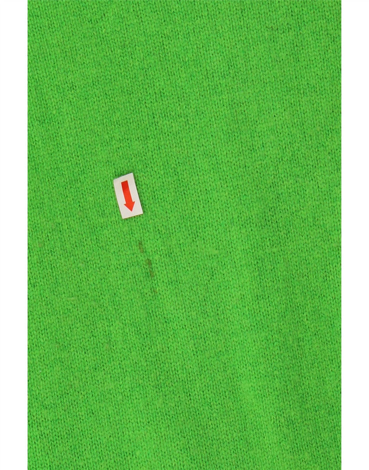 Damski sweter MASSIMO DUTTI z okrągłym dekoltem, UK 14, średni zielony