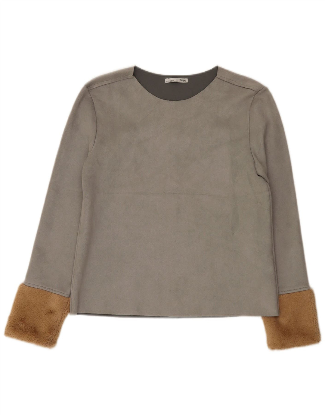 Bluzka damska Zara Top UK 10 Small Grey Colorblock