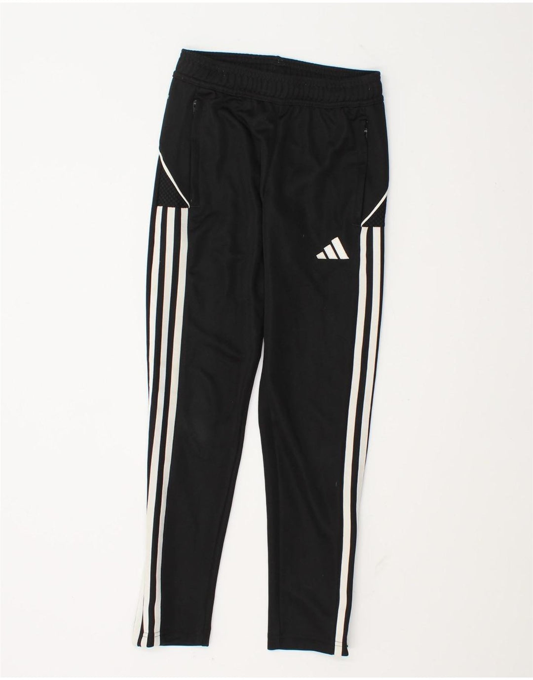 Chłopięce spodnie dresowe Adidas Aeroready 9-10 lat, czarny poliester