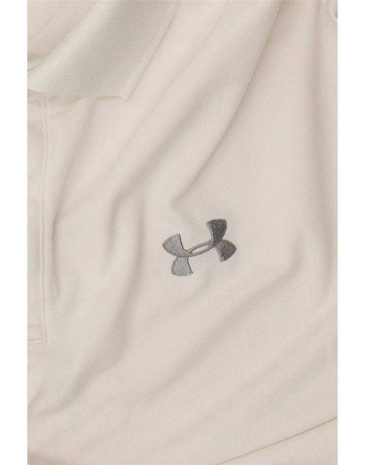Męska koszulka polo Under Armour, duża, biała