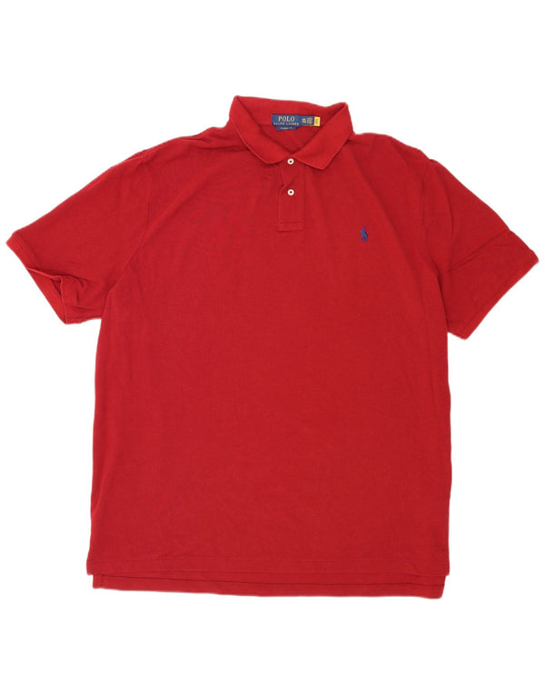 Koszula męska Polo Ralph Lauren Classic Fit 2XL czerwona bawełniana