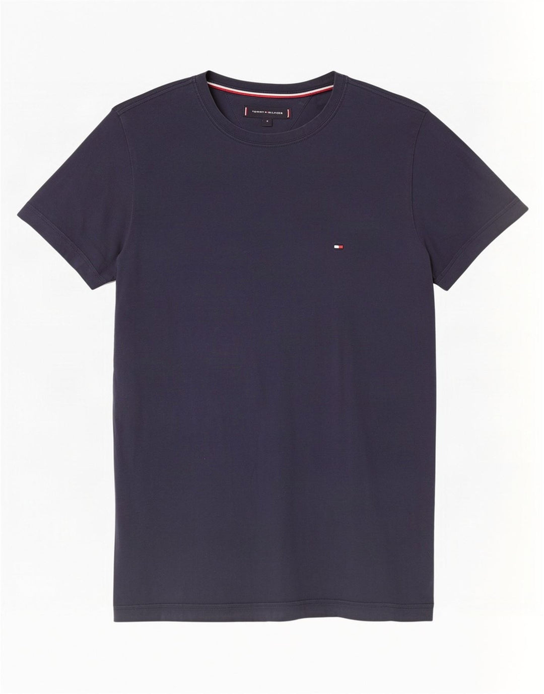 T-shirt męski Tommy Hilfiger, mały, granatowy, bawełniany
