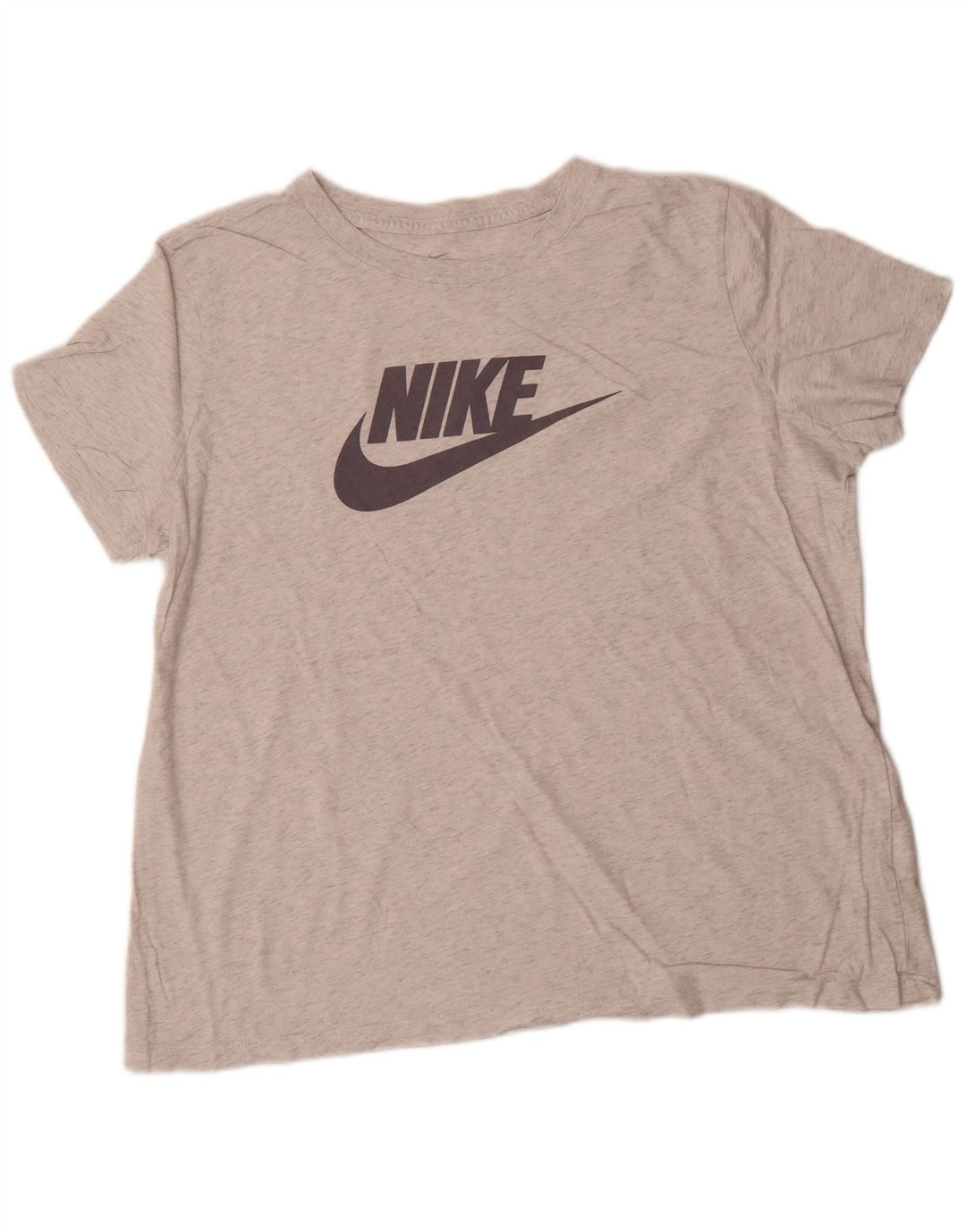 Damska koszulka z grafiką NIKE Top UK 18 XL, szara, bawełniana w plamki