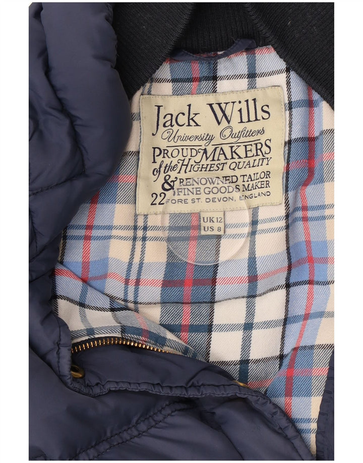 Damska wyściełana kamizelka Jack Wills UK 12, średni granat