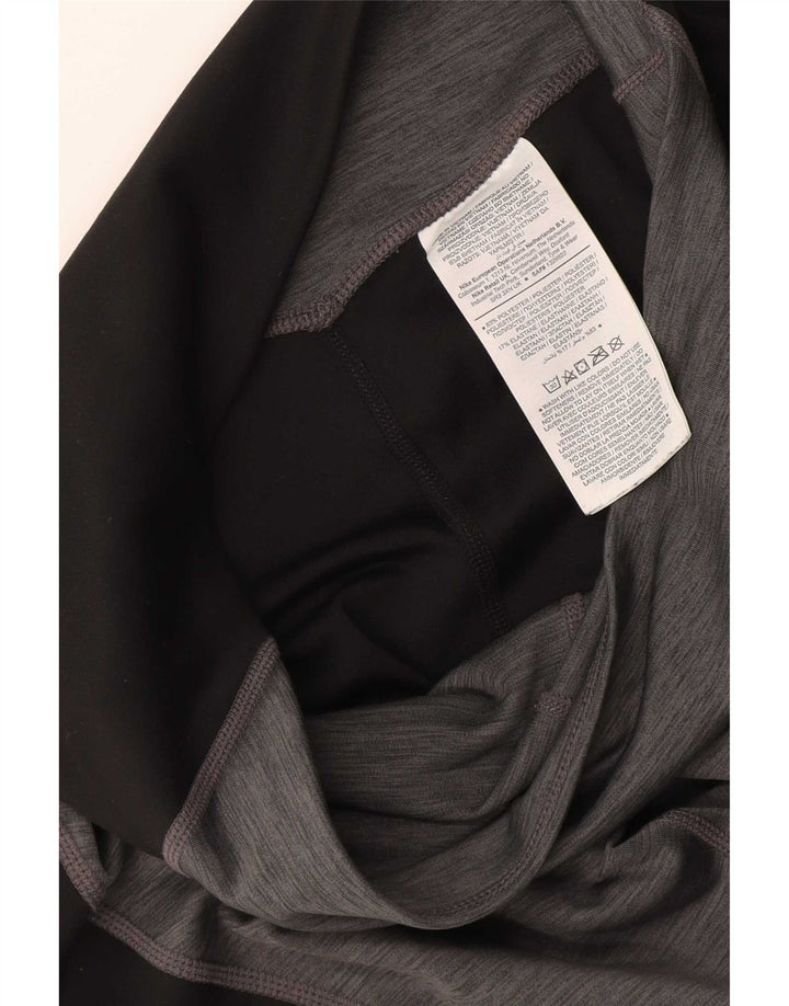 Legginsy damskie Nike UK 12, poliester w kolorze średnioszarym