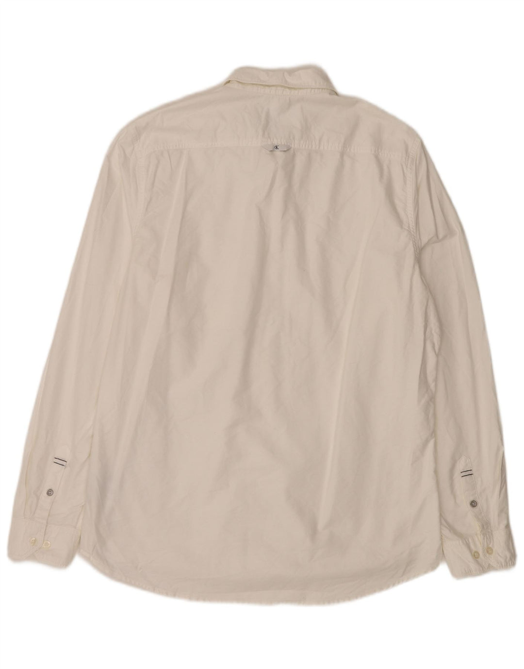 CALVIN KLEIN JEANS Męska koszula slim fit XL, biała, bawełniana