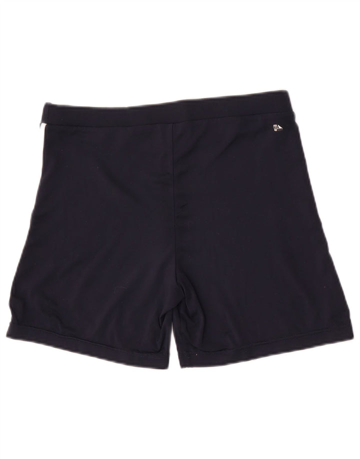 Damskie spodenki sportowe Adidas Climalite UK 12, średni granatowy poliester
