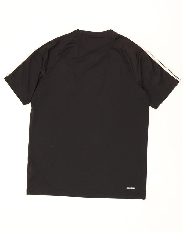 Męska koszulka Adidas Aeroready Top, średni czarny poliester
