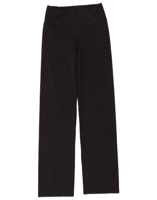 Damskie spodnie dresowe Nike Dri Fit UK 12, średnie czarne