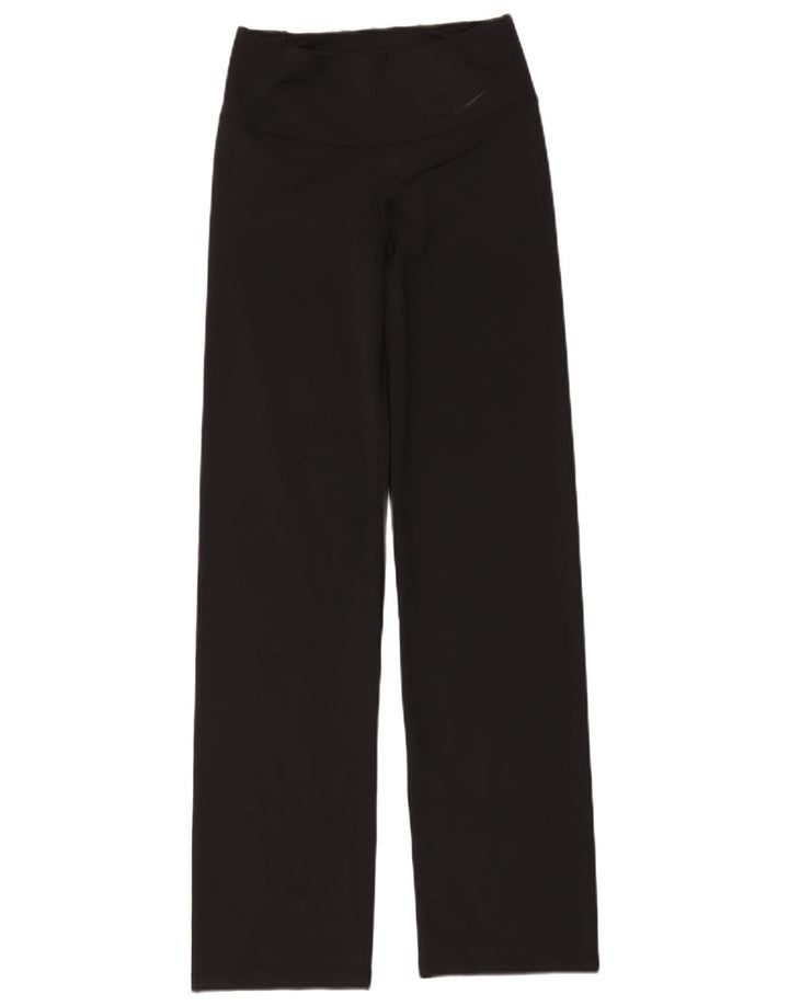 Damskie spodnie dresowe Nike Dri Fit UK 12, średnie czarne
