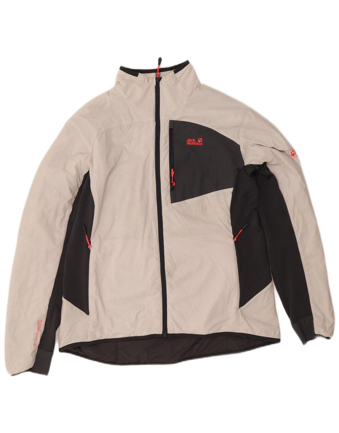 Damska kurtka wiatrówka Jack Wolfskin UK 18 XL w kolorze białym