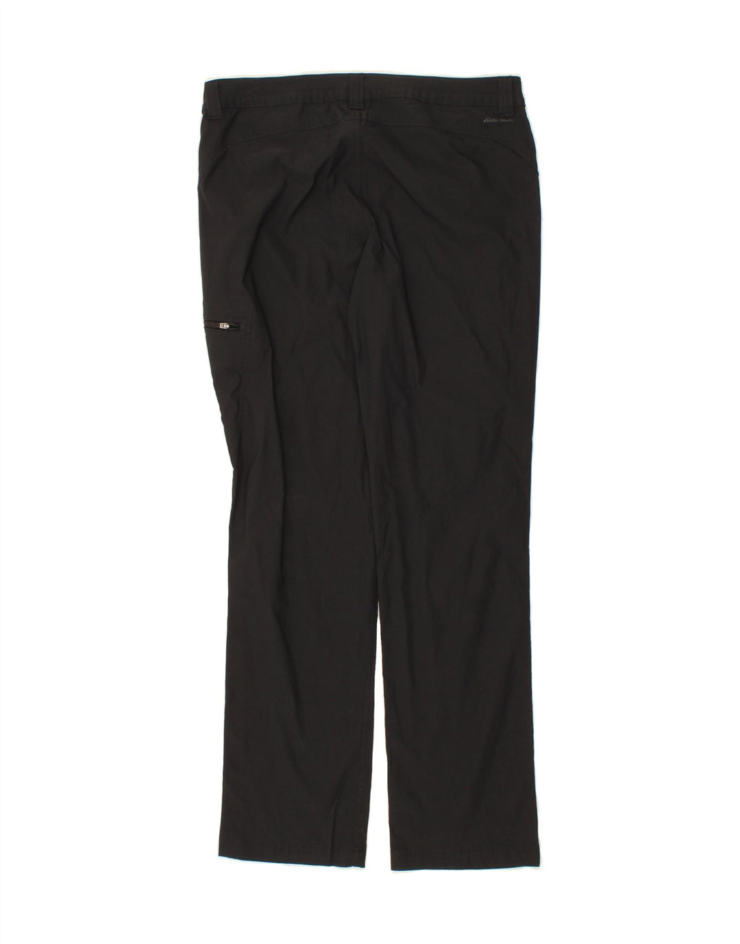 EDDIE BAUER Womens Straight Cargo Trousers US 12 Large W32 L31 Black Vintage Eddie Bauer and Second-Hand Eddie Bauer from Messina Hembry 