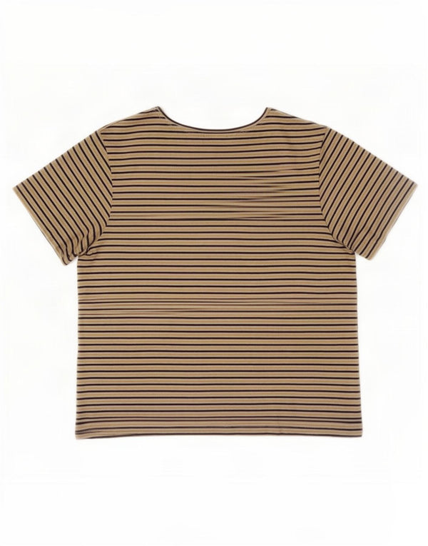 T-shirt damski Zara Trafaluc Top UK 14 Średni wielobarwny prążki
