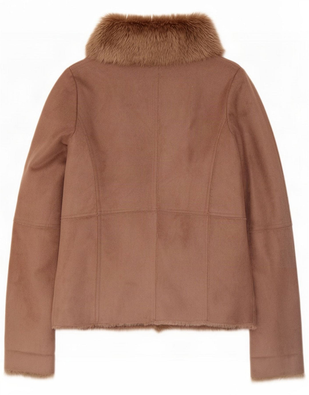 Kurtka damska Open Sherpa Oasis UK 10 Small Brown Poliester