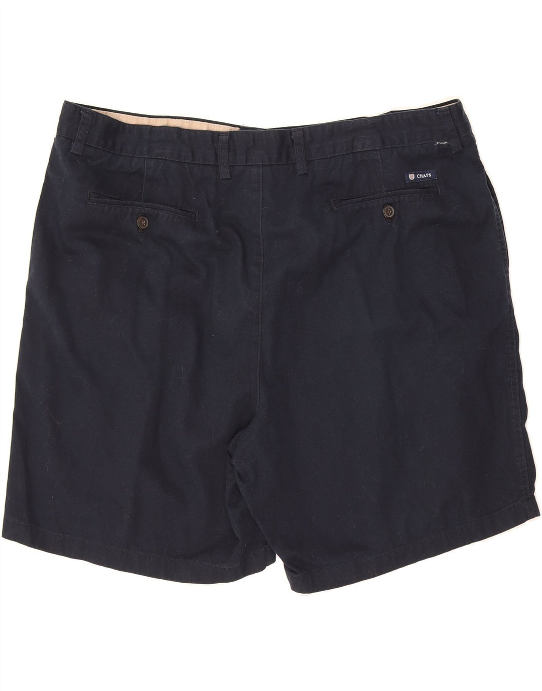 CHAPS Mens Pegged Chino Shorts W42 2XL Navy Blue Cotton Vintage Chaps and Second-Hand Chaps from Messina Hembry 