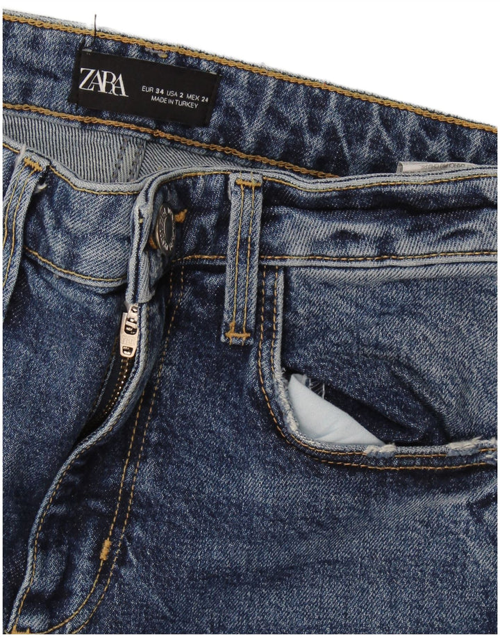 Dżinsy damskie Zara EU 34 2XS W24 L27 Niebieskie