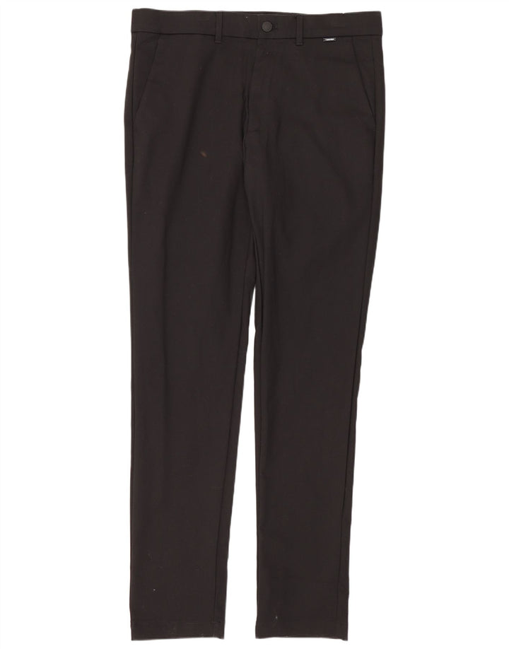 Męskie spodnie typu slim chino Calvin Klein W32 L32 czarne