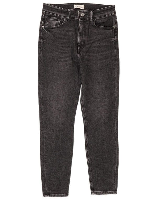 Damskie jeansy skinny z wysokim stanem Zara EU 40 Medium W30 L28 Szare