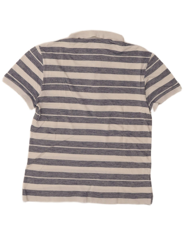 Męska koszulka polo Lacoste Slim Fit, rozmiar 4, średnia, bawełniana w białe paski