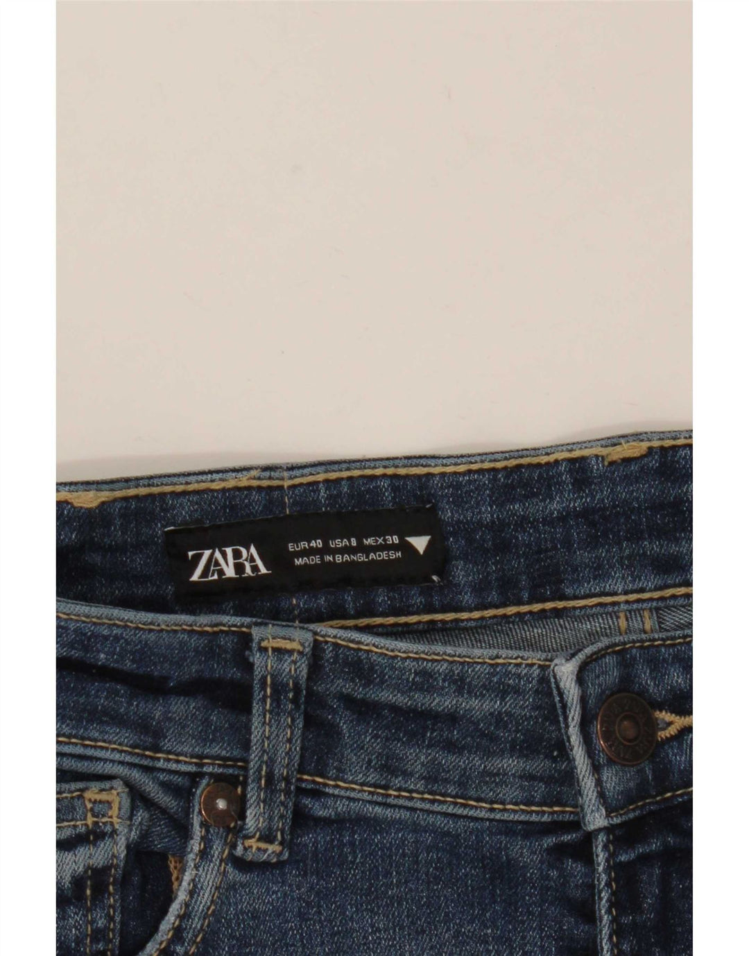 Damskie jeansy Zara Slim EU 40 Medium W30 L27 Niebieskie