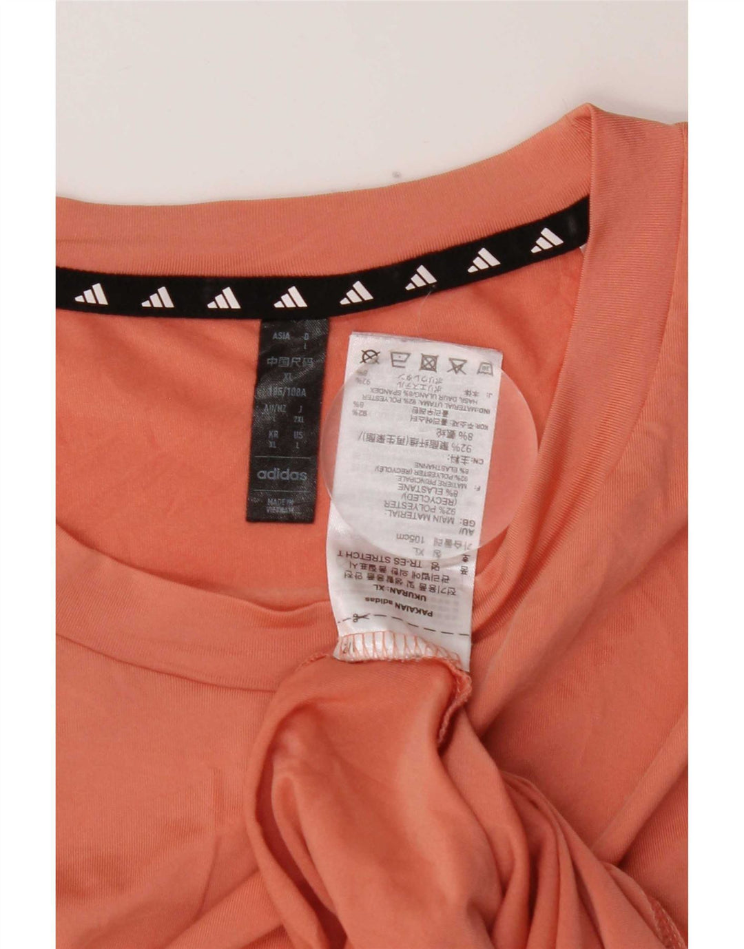 Adidas Męski T-shirt Aeroready Top Duży Różowy Poliester