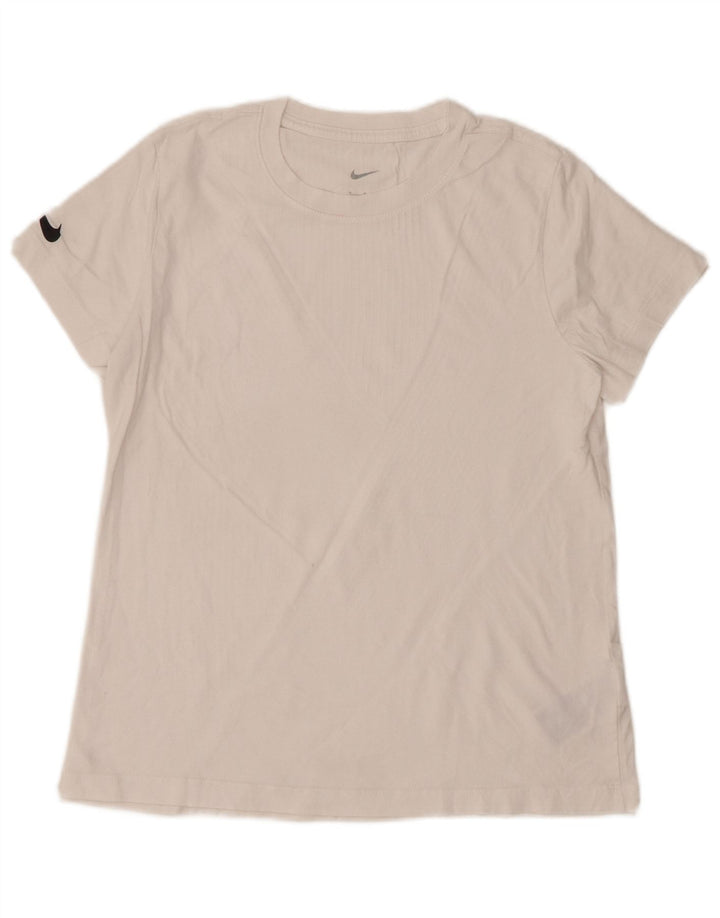 Damska koszulka NIKE Top UK 12 Średnia biała bawełna