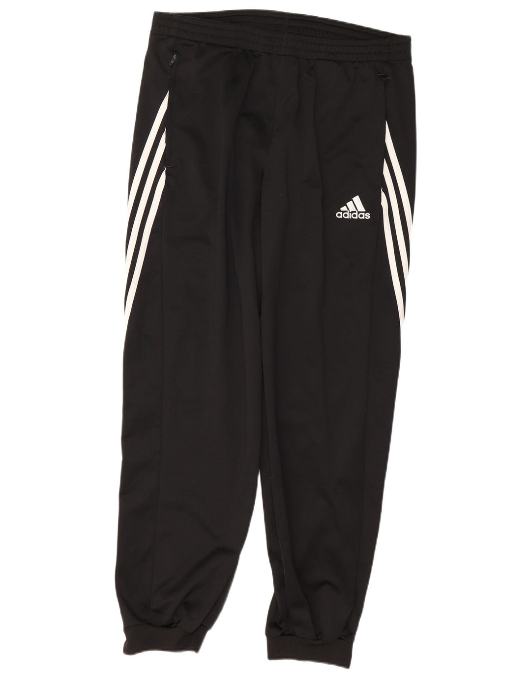 Adidas Męskie spodnie dresowe Joggery, duże, czarne, poliestrowe