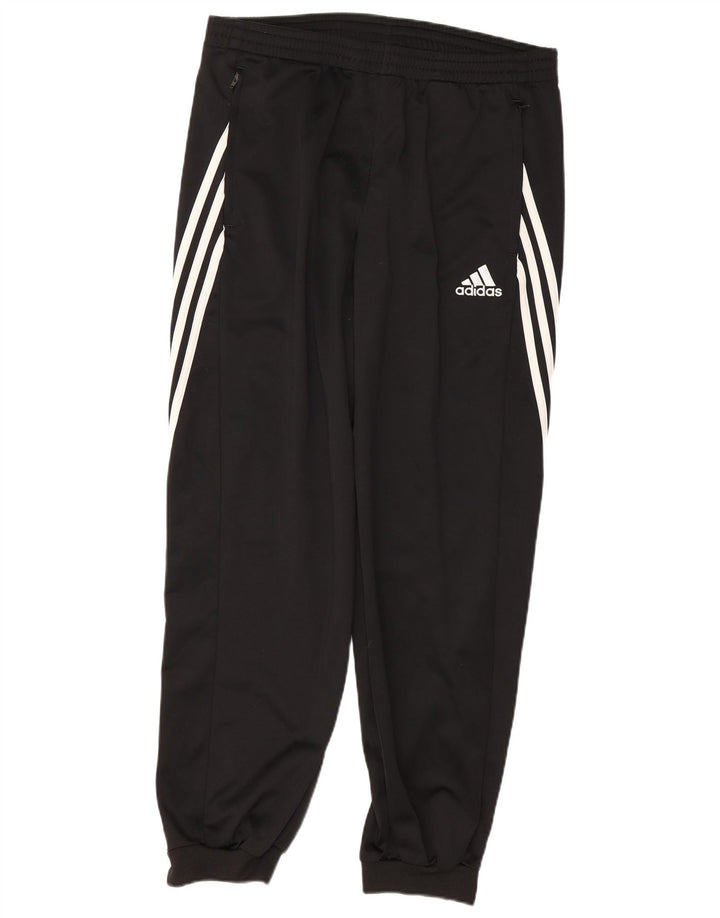 Adidas Męskie spodnie dresowe Joggery, duże, czarne, poliestrowe