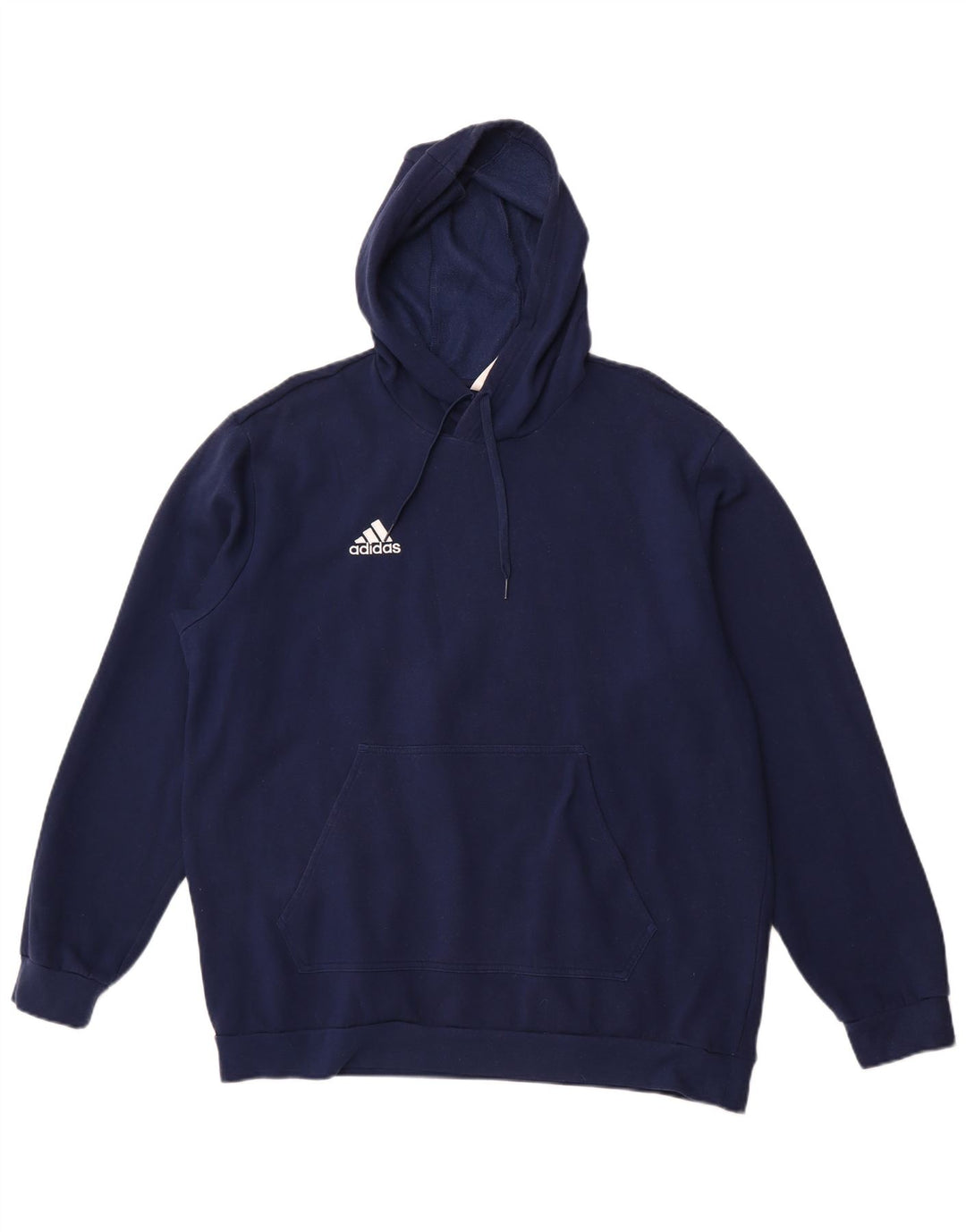 Męski sweter z kapturem ADIDAS XL, granatowy, bawełniany