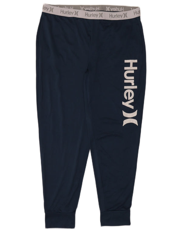 Damskie spodnie dresowe Hurley Graphic Joggers UK 16, duże, granatowe
