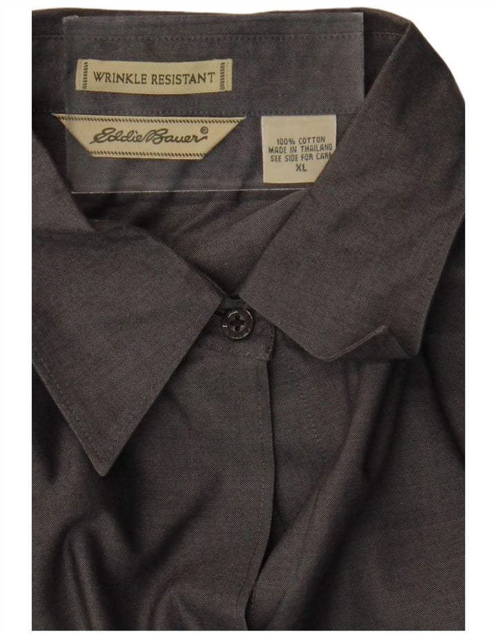 Koszula damska EDDIE BAUER UK 18 XL, szara, bawełniana