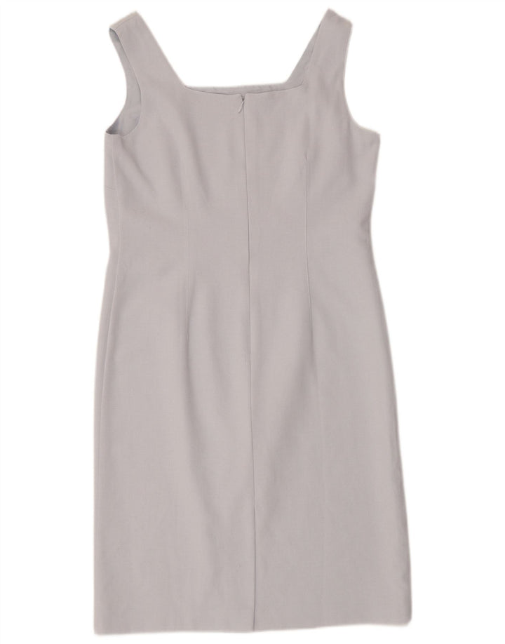 Marks & Spencer Damska sukienka typu shift bez rękawów St. Michael UK 14, duża niebieska