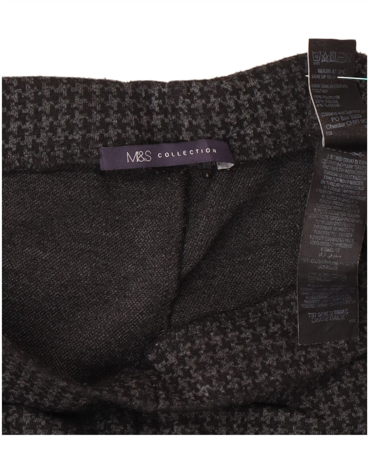 Spodnie damskie Marks & Spencer UK 14 Large W32 L27 Szara pepitka