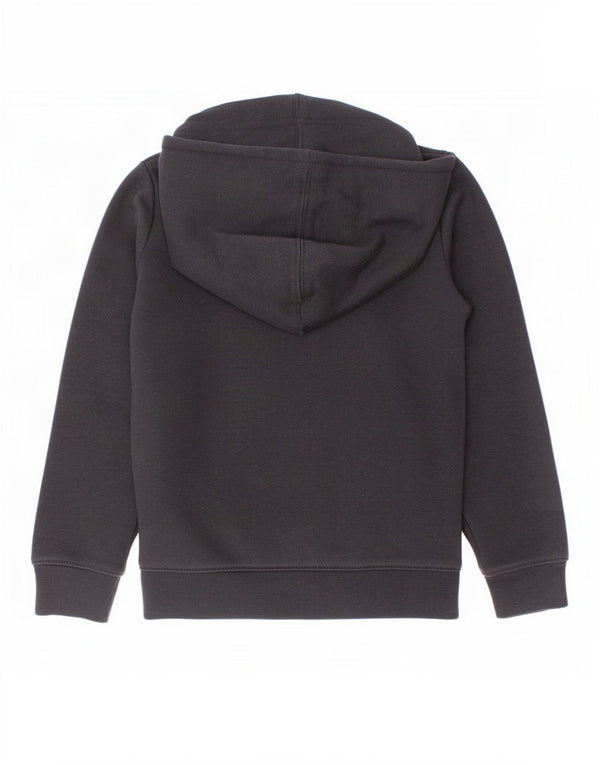 Nike Boys Graphic Hoodie Jumper 3-4 Years XS Black Cotton