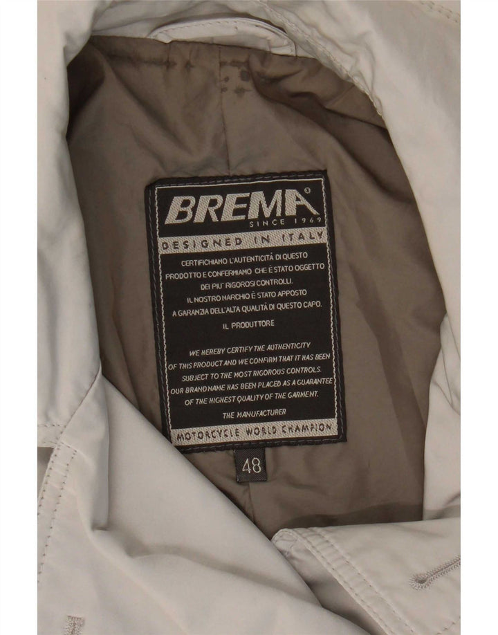 Krótki płaszcz damski Brema IT 48 XL, szary nylon