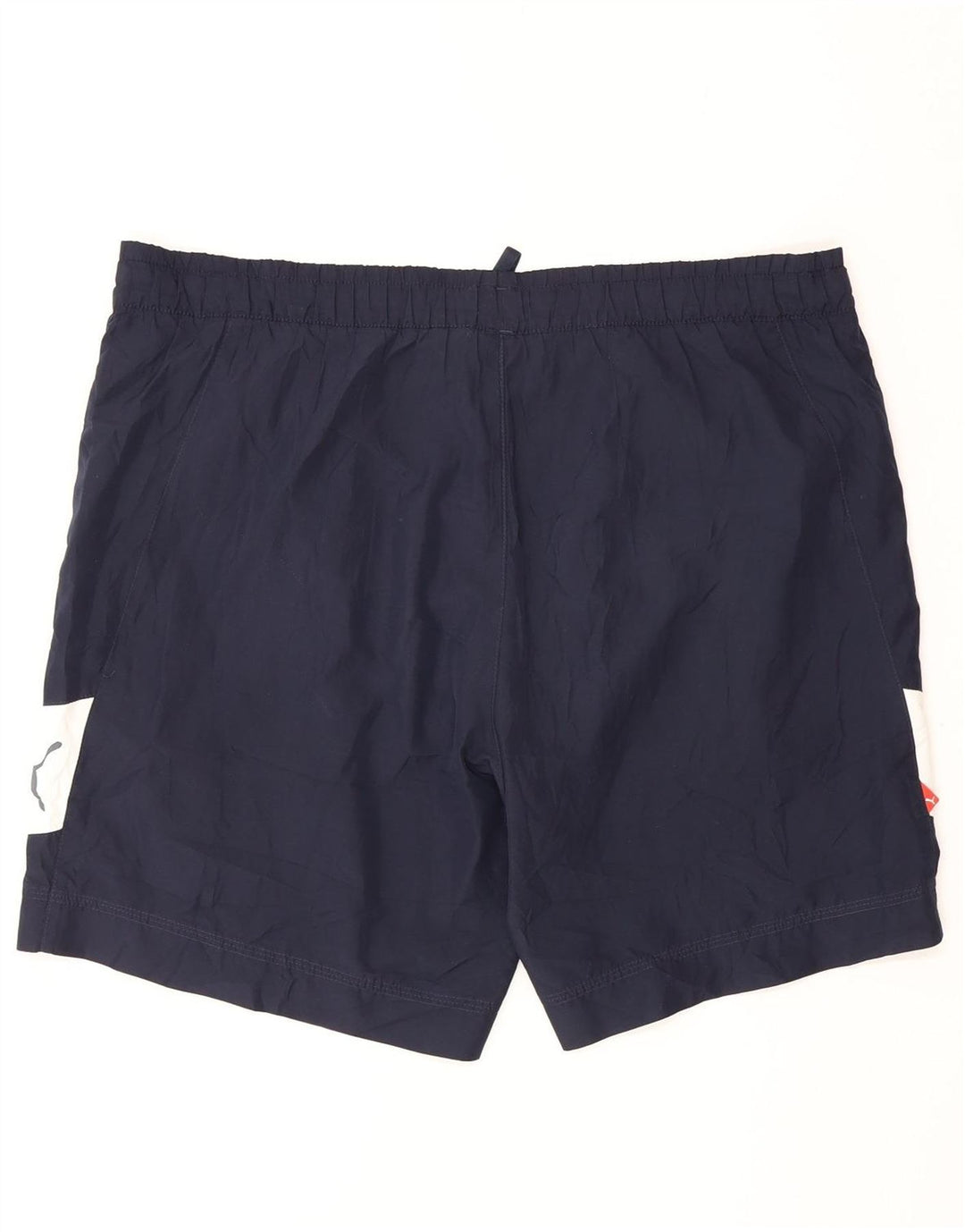 Męskie spodenki sportowe Puma, średni granatowy, poliester z blokami kolorów