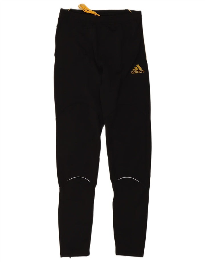 Męskie spodnie dresowe Adidas XS, czarne, poliestrowe