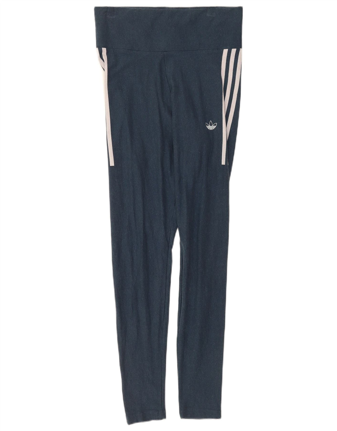 Legginsy damskie Adidas UK 14, duże, granatowe, bawełniane