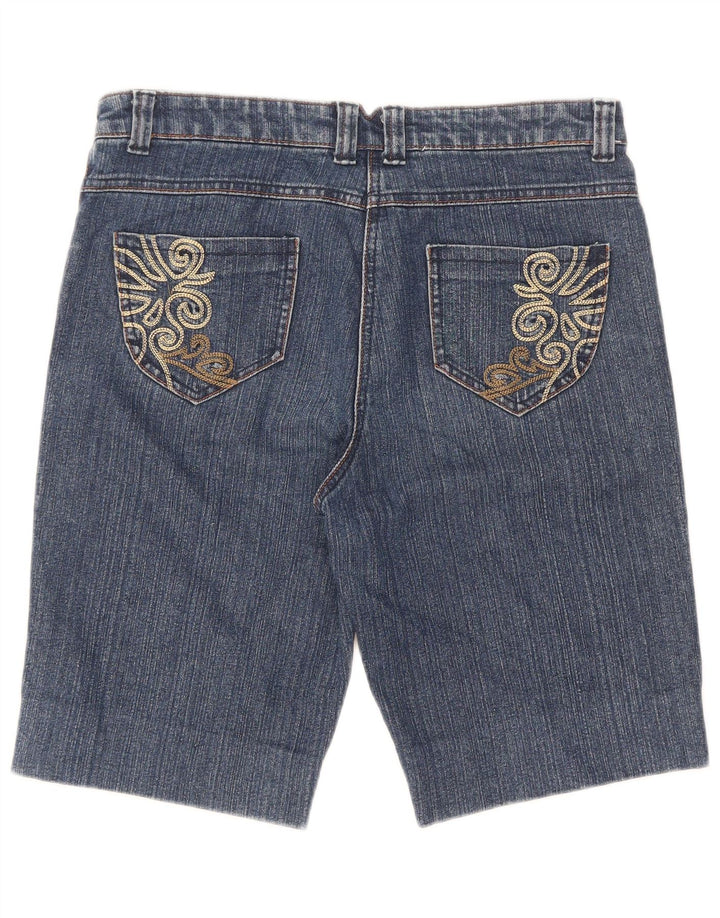 Damskie spodenki jeansowe M&Co UK 12 Medium W32 Niebieskie bawełniane