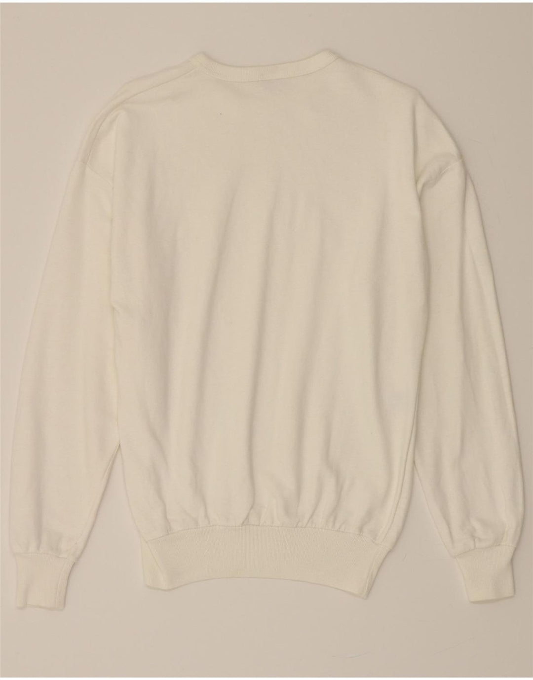 ELLESSE Mens Sweatshirt Jumper Small White Cotton Vintage Ellesse and Second-Hand Ellesse from Messina Hembry 