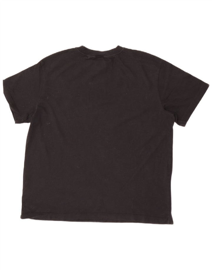 T-shirt męski NIKE Top, średni czarny, bawełniany