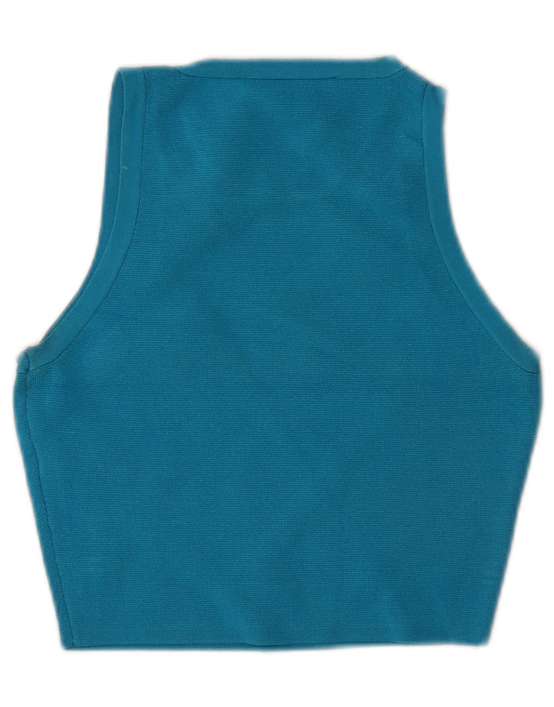 Damski krótki top Zara UK 8 Small Blue Viscose